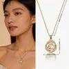 Collar de Perlas Popular Transfronterizo para Mujer, Acero de Titanio, No se Desvanece, Elegante y con Estilo, Joyería de Exportación, Lujo Ligero, Único, Más Vendido en Japón y Corea