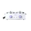 Máquina de cera de doble cubeta para derretir cera de belleza transfronteriza al por mayor, máquina de cera de fusión rápida para protección de manos, máquina de cera para manos, máquina de cera para depilación, máquina de cera para terapia de cera