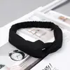 Diadema Versátil para Lavado Facial, Diadema Deportiva de Yoga Postparto de Venta Caliente Transfronteriza, Accesorio para el Cabello de Punto Cruzado Acanalado
