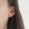 Brillantes Shijia Huazi Clips para Orejas de Resina de Cinco Milímetros Convenientes Accesorios para Orejas de Estrella Sin Perforar Clips para Cartílago Auricular Accesorios para Orejas Huazi