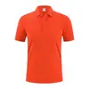Camisa polo de secado rápido con logo personalizado, transfronteriza 215g casual absorbente de sudor transpirable de manga corta con cuello grande para hombre