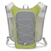 Nueva bolsa deportiva exterior transfronteriza, ligera y diseñada para reducir la tensión, con un diseño de chaleco de running y mochila de bloques de color, con características resistentes al agua y al agua para uso todoterreno