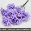 Ramo único flor de seda sintética roxa folha de bordo flor flor de cerejeira nevada rosa névoa de teto eucalipto ramo de oliveira