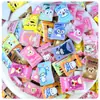 Parche de Accesorios de Resina de Dibujos Animados para Bricolaje, Pegamento en Crema, Paquete de Materiales para Fundas de Teléfono Móvil y Joyería, Pato de Goma Mixto, Pinza para el Cabello Infantil