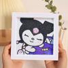 Enfeites de Pintura de Diamante, Adesivos de Desenho Animado DIY Fofos Feitos à Mão, Porta-Retratos de Acrílico, Pinturas Decorativas, Decorações para Quarto e Sala de Estar no Atacado