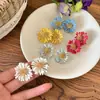Vacaciones en la Costa~ Pendientes de Girasol Estilo Resort para Mujer, Nuevos Accesorios Únicos y Audaces para Fotos de Viaje Primavera/Verano