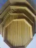 Esterilla Cubierta Hecha a Mano de Paja de Sorgo para Ollas de Cocción al Vapor, Cesta Vaporera Baja, Esterilla Redonda para Tamales, Esterilla Rectangular para Cocinar al Vapor en Casa
