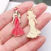 Accesorios de Joyería Vintage DIY Transfronterizos, Dijes Estampados Esmaltados para Bolsos, Pendientes Creativos, Collares, Colgantes para Llaves