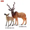 Simulación Cognitiva Animal Sólido Aves de Corral Ganado Burro Modelo Cría Burro Manchado Burro Juguete Burro Adornos
