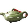 Tetera de Cerámica con Grietas de Hielo Tetera Individual Tetera Pequeña de Gran Capacidad Esmalte Grietas de Hielo Juego de Té Juego de Té Kung Fu Cafetera para el Hogar