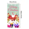 2025 Nuevo Colgante de Puerta de Tela Navideño Transfronterizo Decoración Muñeco de Nieve Papá Noel Fiesta Festiva Porche Árbol de Navidad