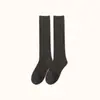 Meias de terry femininas outono e inverno espessadas com forro de fleece meias de cano alto pressão skinny toalha meias quentes de inverno