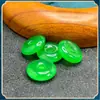 Pingente Fivela de Segurança Verde Bashan Bingyang Pulseira Tecida à Mão DIY Pingente para Bolsa Acessórios de Pendurar Espaçador de Jade Lote a Granel
