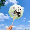 Panda de Frutas Papel de Abanico Caligráfico Creativo Atracción Turística Estilo Antiguo Fotografía Tendencia Nacional Abanico Souvenir Cultural y Creativo