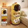 Mesa de Cabeceira Estreita para Itens e Lanches, Móvel, Fofa, Multicamadas, Armazenamento de Brinquedos Infantis, Armário de Armazenamento de Cabeceira, Armário de Armazenamento