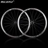 Ruijieson 700C Retro prata Straight Pull Flat Spoke 30 Faca Roda Anel Rodovia V/C Anel Freio Disco Conjunto de Engrenagens