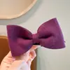 Pinza para el Cabello de Lazo de Lana, Pinza Elegante de Pato para Niña, Pasador para Flequillo y Cabello Lateral, Nuevo Accesorio para el Cabello