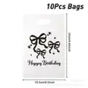 Bolsa de Regalo Portátil Transfronteriza Animales de la Selva Mariposa Sirena Bolsa de Regalo Bolsa de Empaque de Regalo para Fiesta de Cumpleaños Infantil
