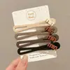 Pinzas para el Cabello Sin Costuras de Color Dopamina para Mujer 2026 Nuevo Estilo Pinza para Flequillo Lateral Pasador Primavera y Verano Pinza de Pato Accesorio para el Cabello