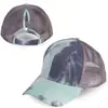 Comercio exterior Sombrero de tie-dye de moda verano Top Hat vacío para mujer europeo y americano protección solar sombrero para el sol sombrero de algodón para coleta gorra de béisbol