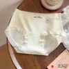 10A Antibacteriano Nuevo Estilo Dulce y Versátil Ropa Interior Fresca para Niñas Algodón Puro Cintura Media Cómodo Transpirable Calzones para Mujeres Jóvenes