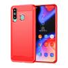 Para Samsung A8/A8 +2018 Funda para Teléfono Samsung A8S/A8Star Funda Protectora de Fibra de Carbono Cepillada Funda Suave