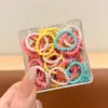 Anillo para el pulgar lindo y versátil para el cabello Cuerda dulce y fresca para el cabello de niños Banda de goma pequeña de alta elasticidad y duradera Accesorios para el cabello de principios de primavera