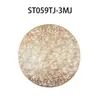 Tapete Aislante de Calor Hueco Transfronterizo Redondo Irregular Decorativo Tapete Occidental para Comedor ins Hotel Bronceado Tapete para Comedor Estilo Europeo