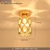 Luminária de Teto para Corredor, Pequeno Spot de Teto de Cristal, Luminária Embutida para Varanda, Closet, Hall de Entrada