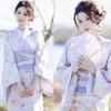 Kimono mejorado de estilo japonés, vestido formal para mujer, vestido tradicional, manga japonesa, bata de baño japonesa, fotografía, ropa