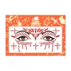 Nuevos Productos Europeos y Americanos Transfronterizos Pegatinas de Diamantes para la Cara de Halloween Decoraciones de Maquillaje Fiesta de Baile de Terror Maquillaje de Araña Pegatinas de Diamantes para la Cara