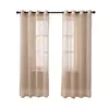 Directamente del fabricante: Cortinas Vintage Transparentes Color Crema Estilo Francés, Producto Terminado, Permiten el Paso de la Luz pero No Son Transparentes, para Decoración y Privacidad de Sala de Estar y Dormitorio