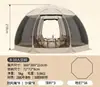 Tienda de Malla para Exteriores de Apertura Rápida a Prueba de Mosquitos Toldo de Malla para Patio Camping Tienda de Malla para Picnic en el Parque