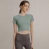 2026 Nueva Camiseta Deportiva de Manga Corta para Mujer de Secado Rápido Transpirable Ropa de Fitness Running Ajustada Ropa de Yoga Ropa de Fitness de Verano