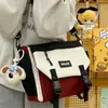 Bolsa Transversal Lisa Simples para Homens, Bolsa de Ombro Casual, Grande Capacidade, Bolsa Carteiro Versátil da Moda, Bolsa de Ombro Simples