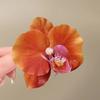 Grampo de Cabelo Flor Phalaenopsis Simulação Nova Original Acessórios de Cabelo Franja Lateral Atmosfera Fotografando Férias à Beira-Mar Cabeça
