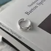 Nuevo Anillo de Estrella de Circonita Estilo Celebridad de Internet Diseño de Nicho Textura Exquisita Anudado Entrelazado Moda Versátil