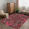 Estilo Étnico Bohemio de Flores Transfronterizo Terciopelo de Cristal Punto Plástico Alfombrilla de Piso Alfombra de Mesita de Noche Hogar Sala de Estar Dormitorio