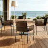 Mesa y sillas de exterior para patio, balcón al aire libre, mesa y sillas de ocio, una mesa y dos sillas, muebles para terraza exterior, personalización de fábrica transfronteriza
