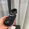Outono/Inverno 2026 Novas Botas de Cano Curto de Renda da Moda para Meninas Estilo Coreano Moda Infantil Botas de Cano Curto Doces de Laço Princesa