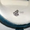Prego de Orelha Exquisito com Estrela de Seis Pontas Cravejada de Diamantes Zircônia Grande Brincos Studs de Orelha Estrela Awn