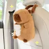Porta-Lenços para Carro Criativo Fofo Pet Pendurado Caixa de Lenços para Carro Urso de Pelúcia Cartoon Porta-Lenços para Banco Traseiro do Carro