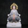 Estátua dos Três Deuses Puros Imitação de Jade Branco Estátua Ancestral dos Três Deuses Puros Taoístas Ornamento