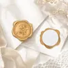 Etiquetas Adhesivas de Cera en Relieve de Venta Caliente Transfronterizas, Sellos de Cera, Pegatinas para Diarios, Tarjetas Postales, Invitaciones, Sobres y Pegatinas de Sellado Prehechas