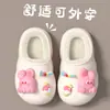 Chinelos Infantis de Desenho Animado Outono e Inverno Bebê Algodão Impermeáveis Calcanhar Fechado Quentes Meninas Meninos Pelúcia Algodão Sapatos Externos