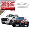 Adequado para Viseiras de Chuva e Sol da Ford, Viseiras de Sol Ford F150 Raptor, Viseiras de Janela, Sobrancelhas de Chuva para Janela