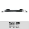 Adecuado para Porsche Taycan 2019+ Kit de Modificación de Labio Frontal, Faldón Lateral, Alerón Trasero, Alerón Superior, Kit de Contorno de Spoiler Trasero