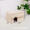 Habitación para dormir de ardilla hámster de madera maciza pocilga holandesa conejito Totoro casa pequeña Oso Dorado cobaya erizo nido para mascotas pequeñas
