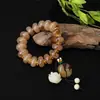 Venta directa de fábrica pulsera de cuernos alta imitación Tíbet cuentas de ábaco regalos de moda joyería escénica pulsera al por mayor