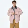 Jaqueta de Trabalho Casual Tendência High Street Tie-Dye de Primavera e Outono com Múltiplos Bolsos e Lapela, Casaco Retrô Americano para Homens e Mulheres